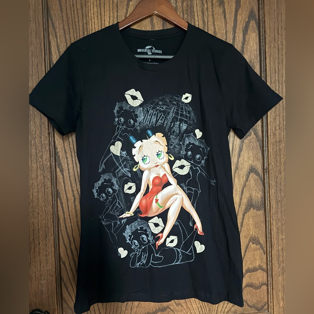 Universal Studios Black Betty Boop T-Shirt L